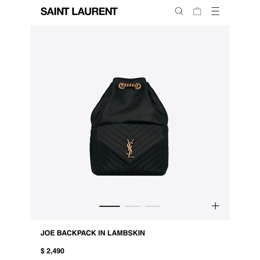 **SOLD** YSL Joe Backpack - Picture 10 of 13